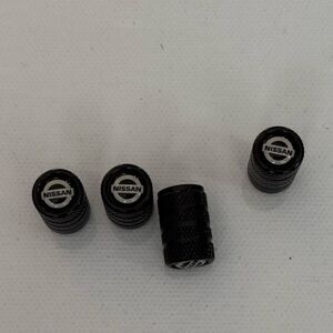 Nissan Valve Stem Caps in Black Set of 4 NWT